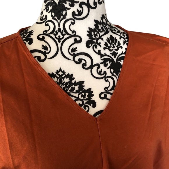 UNIQLO Orange Cotton Oversized Dress - Picture 7 of 11